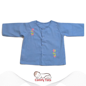 Comfy Tots Embroidery Full-Sleeve Nima – Handmade Cotton Baby Wear (0–10 Years)