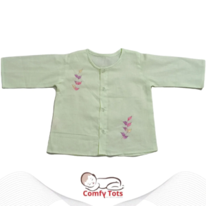 Comfy Tots Embroidery Full-Sleeve Nima – Handmade Cotton Baby Wear (0–10 Years)
