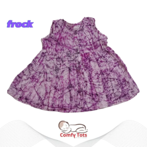 Comfy Tots Embroidery Frock Printed – Handmade Cotton Baby Wear (0–9 Years)