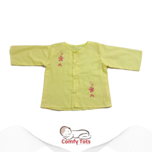 Comfy Tots Embroidery Full-Sleeve Nima – Handmade Cotton Baby Wear (0–10 Years)
