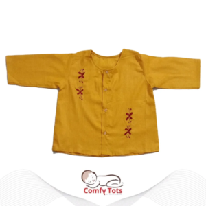 Comfy Tots Embroidery Full-Sleeve Nima – Handmade Cotton Baby Wear (0–10 Years)